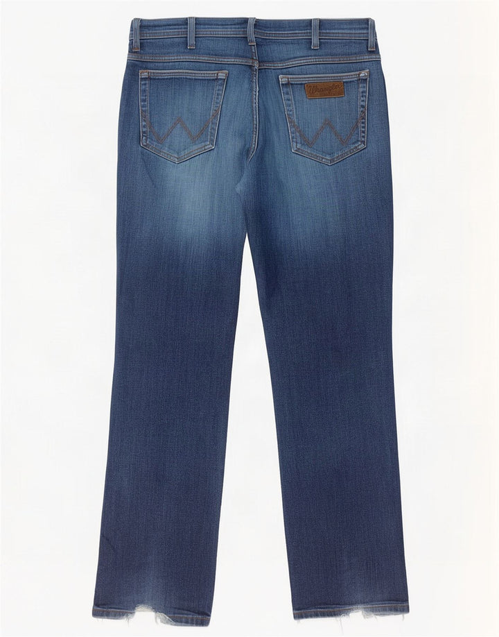 Jeans dritti elasticizzati Texas da uomo Wrangler W38 L34 cotone blu