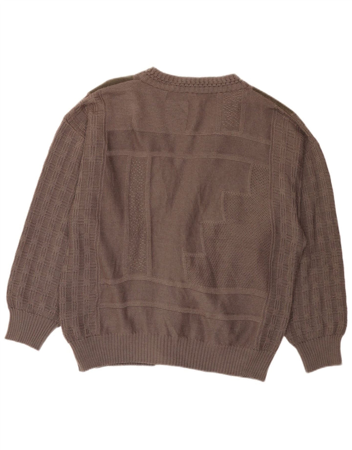 Maglione cardigan da uomo Walbusch IT 54 XL Blocco colore grigio