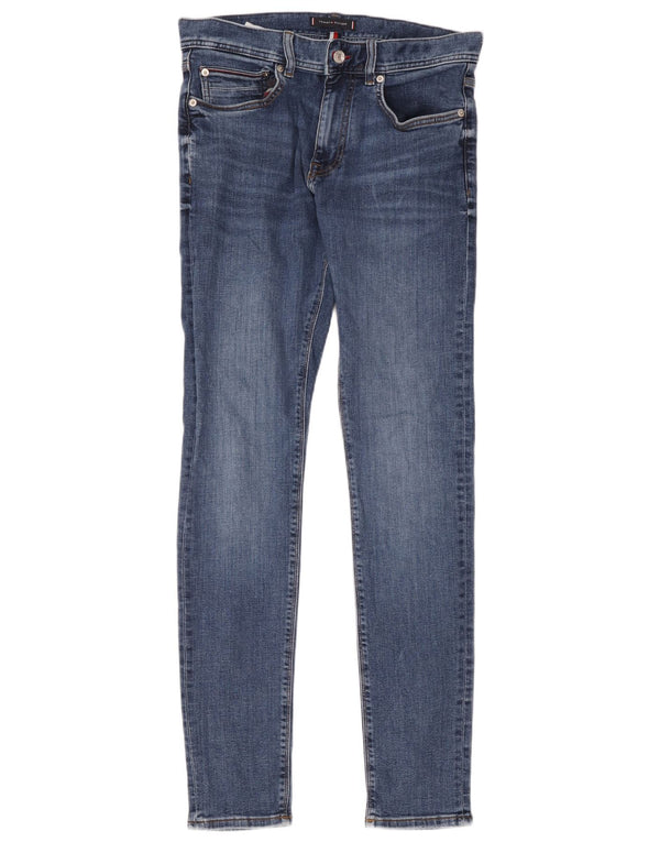 Jeans skinny Layton da uomo Tommy Hilfiger W32 L34 cotone blu