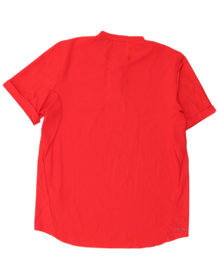T-shirt Nike Dri Fit da uomo, grande, in poliestere rosso