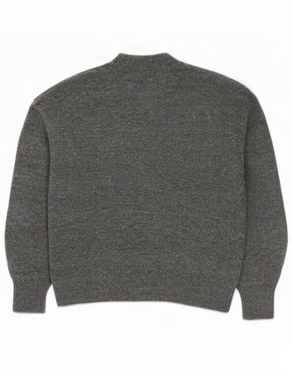 Marks & Spencer maglione girocollo da donna UK 14 Grigio medio