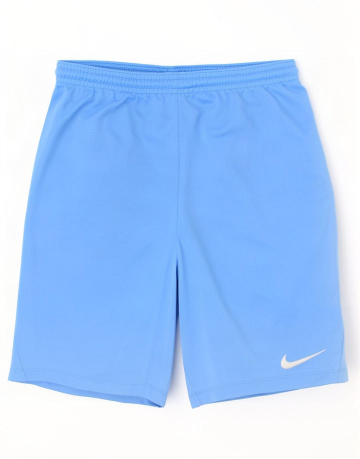 Pantaloncini sportivi Nike da ragazzo Dri Fit 13-14 anni XL blu poliestere
