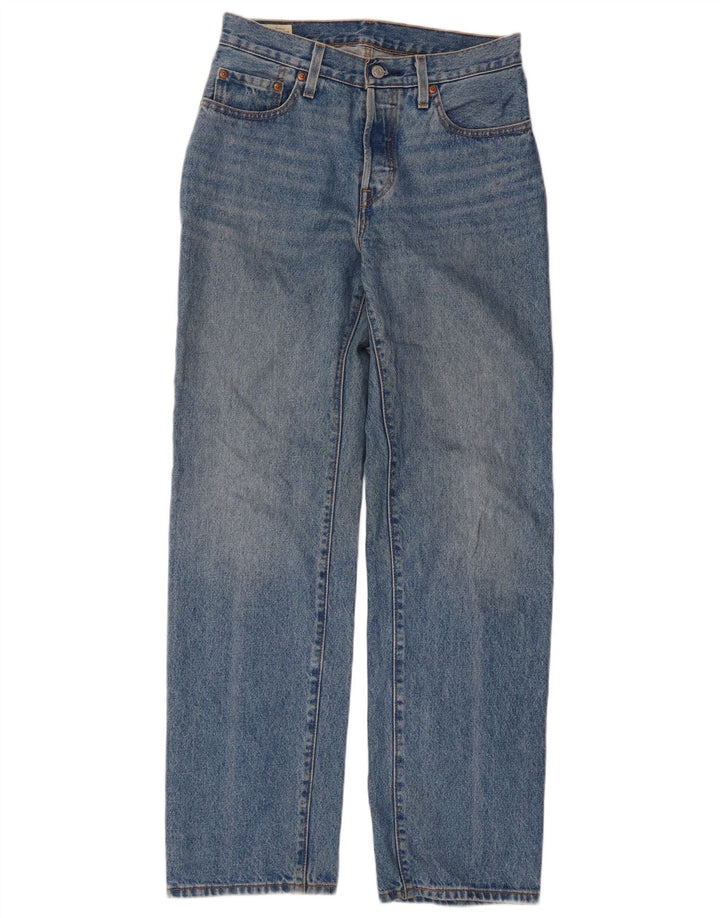 Jeans dritti 501 da donna Levi's W26 L32 cotone blu