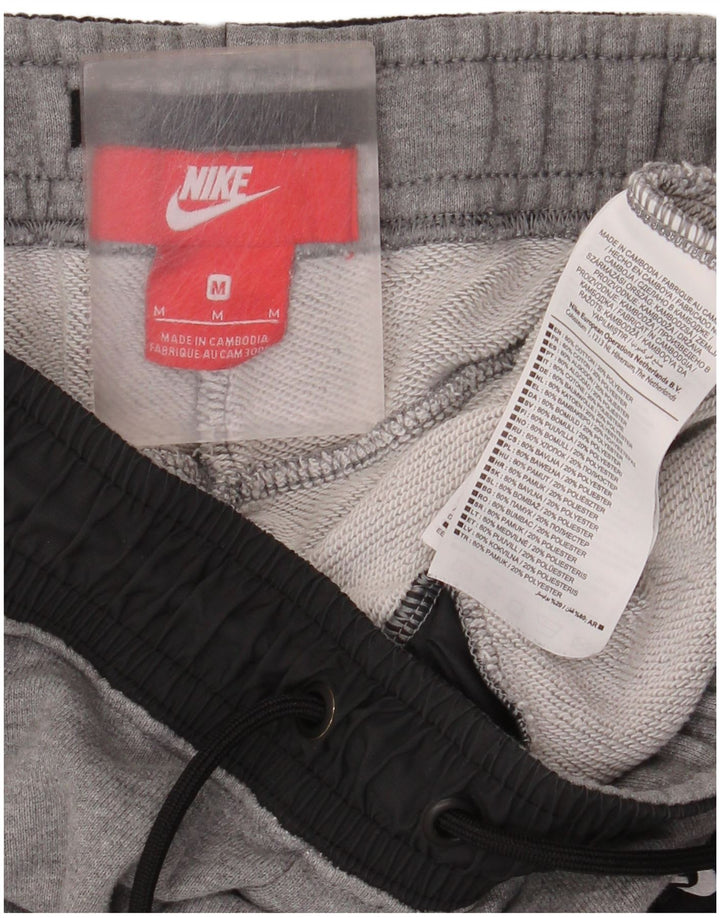 Pantaloni da tuta da uomo NIKE Joggers in cotone color block grigio medio