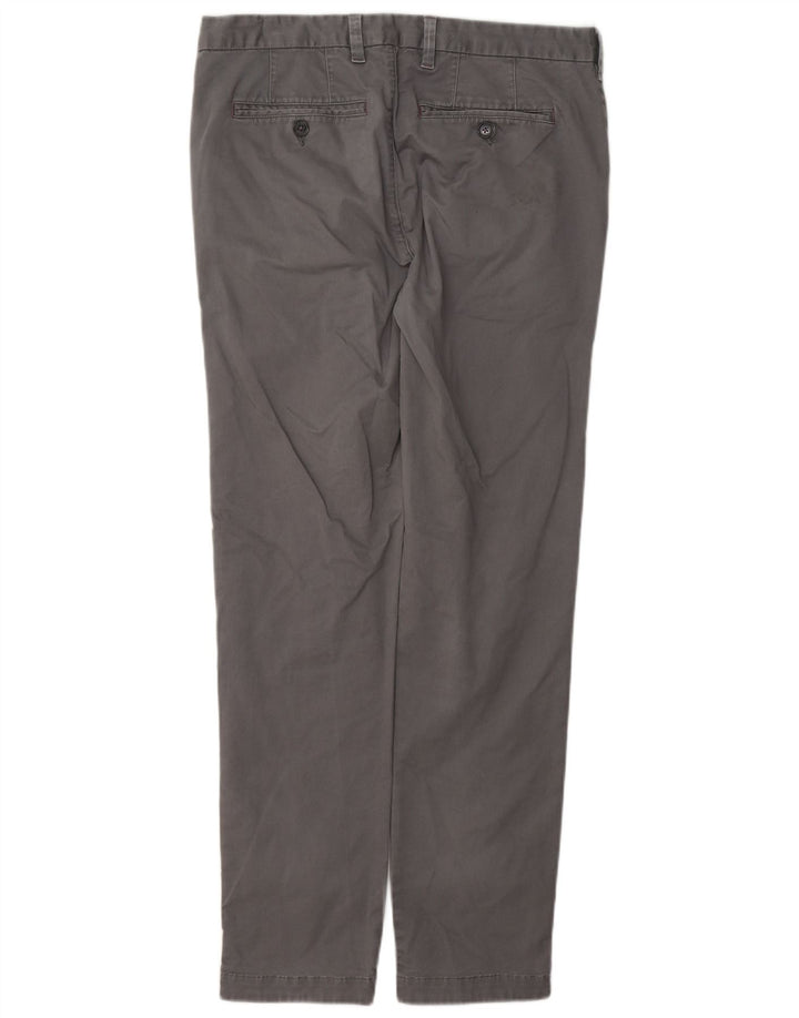 Pantaloni chino regolari da uomo Ted Baker W32 L31 cotone grigio