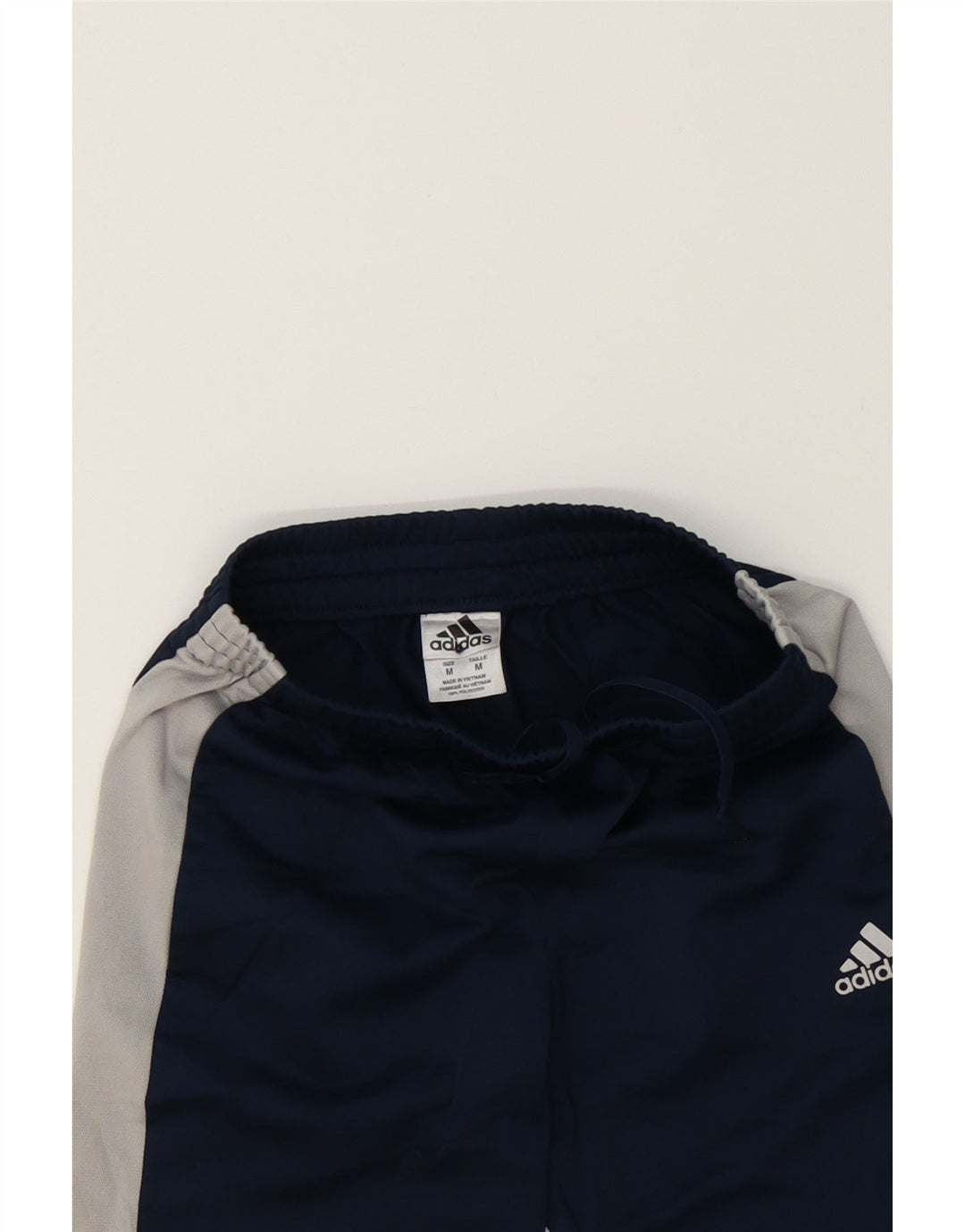 ADIDAS Boys Sport Shorts 10-11 Years Medium Navy Blue Colourblock Vintage Adidas and Second-Hand Adidas from Messina Hembry 