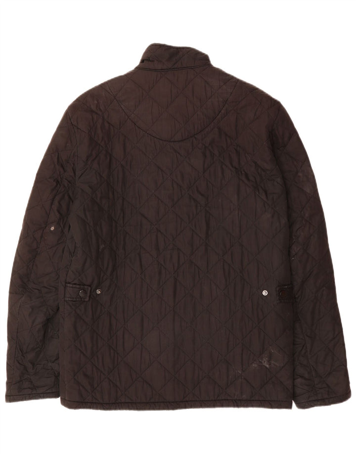 Giacca trapuntata da uomo BARBOUR UK 36 piccola nera