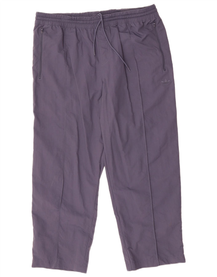 Pantaloni da tuta da uomo ADIDAS XL in nylon blu navy