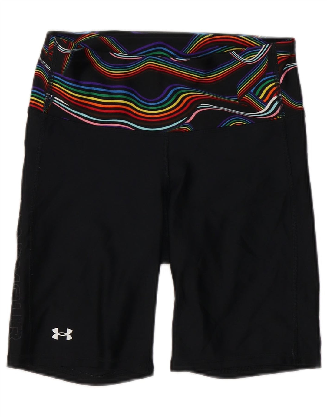 Pantaloncini sportivi Under Armour da donna Heat Gear UK 12 medio poliestere nero