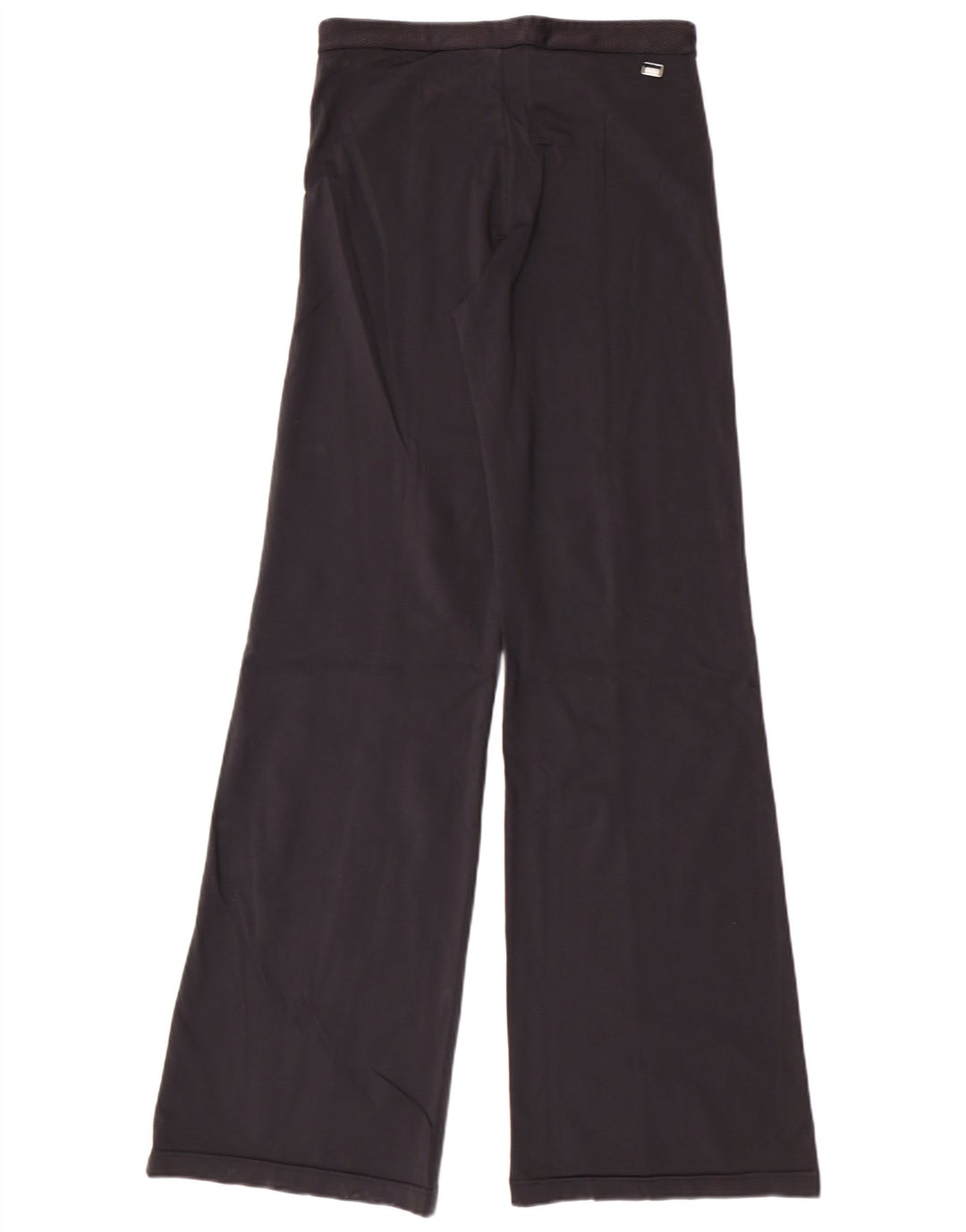 Pantaloni da tuta da donna Adidas a gamba larga UK 14 Medium Nero Poliammide