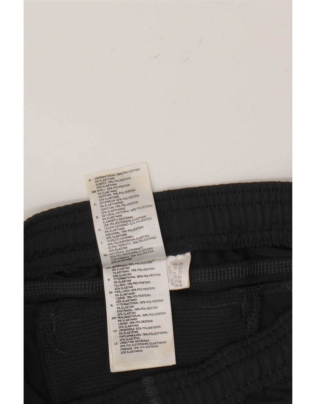 Leggings Adidas Climacool da donna UK 14 Large Grigio Colourblock Poliestere
