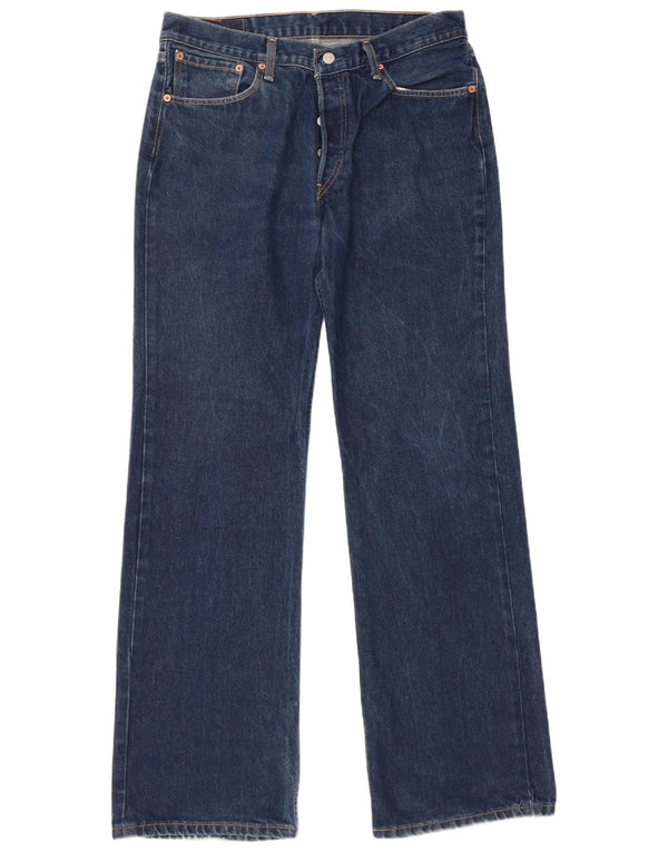 Jeans Levi's Uomo 527 Bootcut W34 L34 Blu Navy