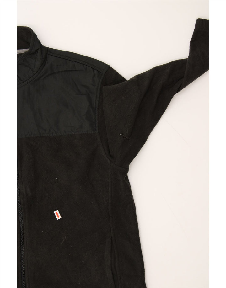 STARTER Mens Fleece Jacket UK 38/40 Medium Black Polyester Vintage Starter and Second-Hand Starter from Messina Hembry 