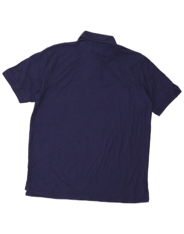 Polo da uomo Izod in cotone blu navy medio