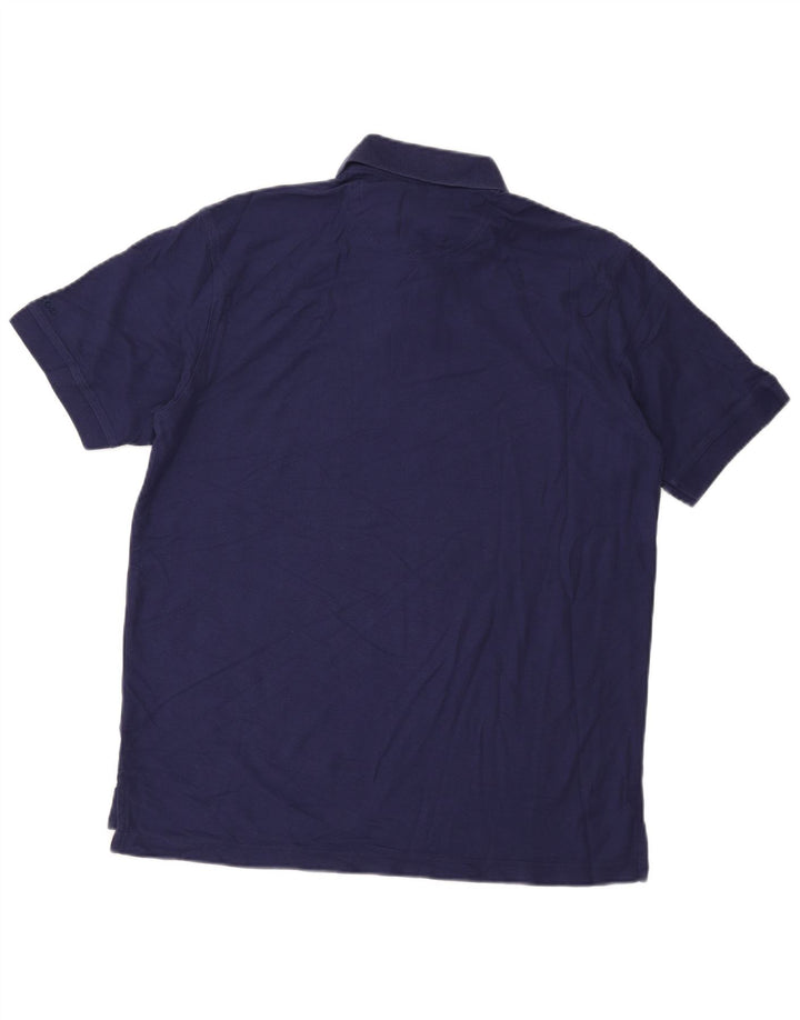 Polo da uomo Izod in cotone blu navy medio