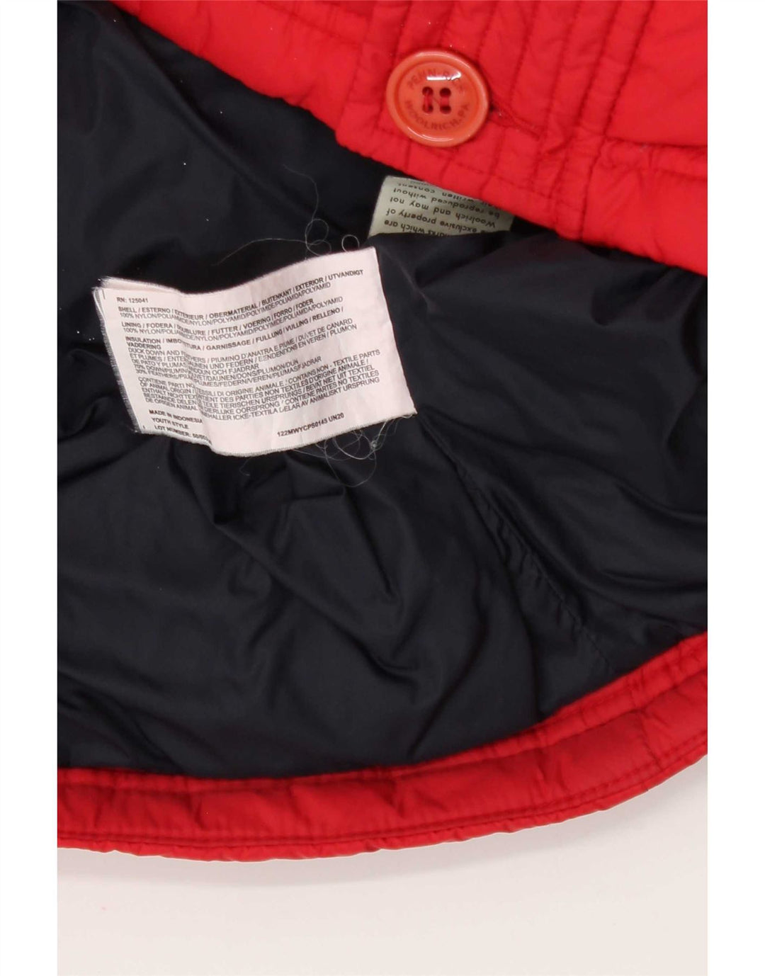 Giacca imbottita con cappuccio Penn-Rich da uomo Woolrich UK 38 nylon rosso medio