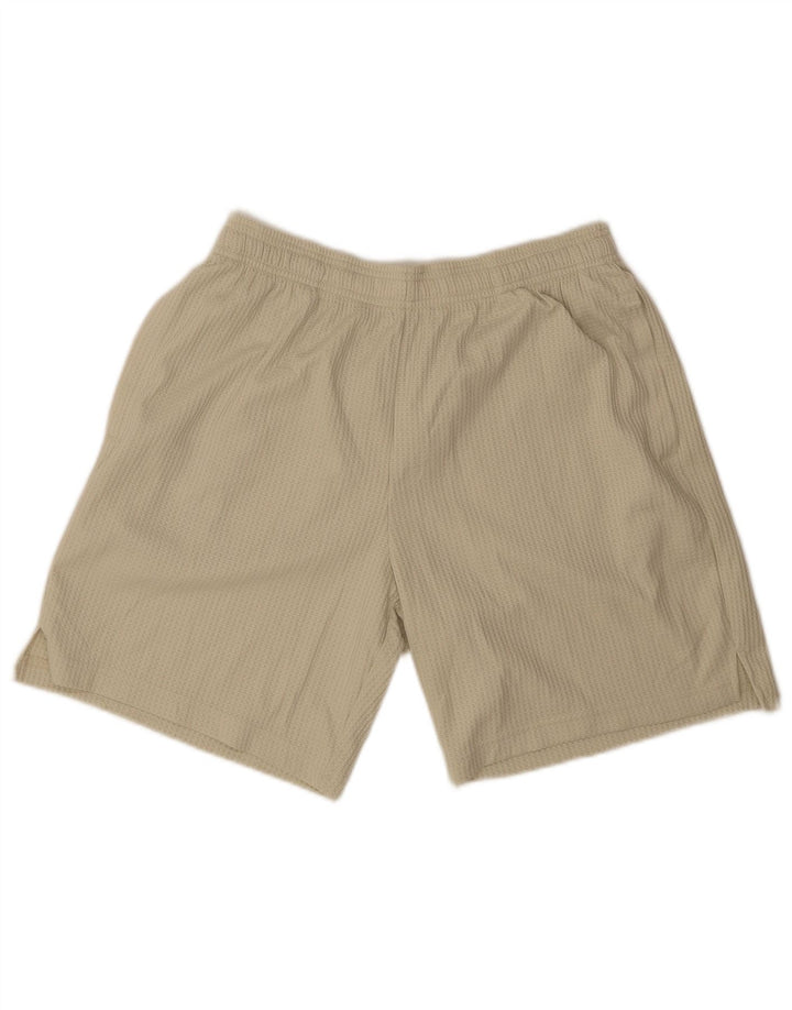 Pantaloncini sportivi da uomo Under Armour di grandi dimensioni in poliestere beige