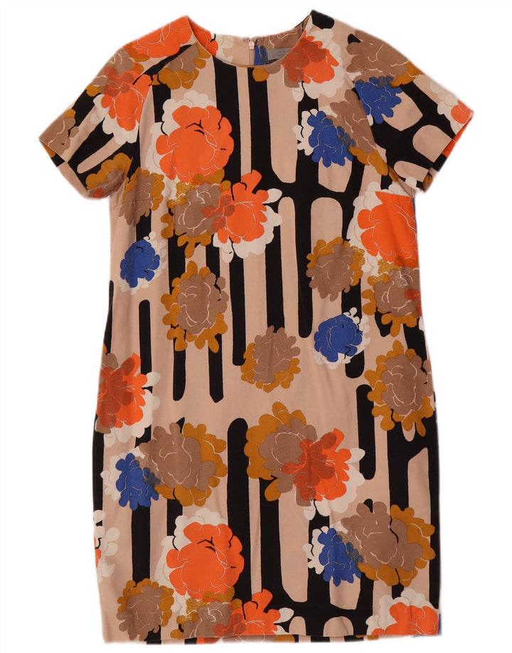 Abito a trapezio da donna COS EU 36 Piccolo cotone floreale multicolore