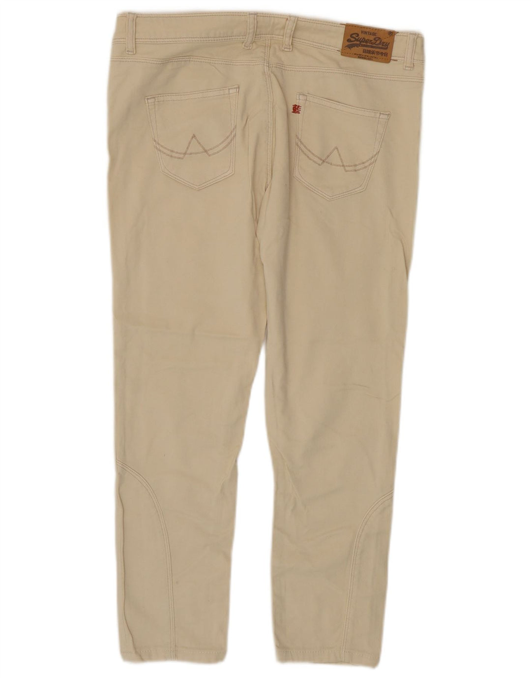 Jeans slim da donna Superdry W32 L25 cotone beige