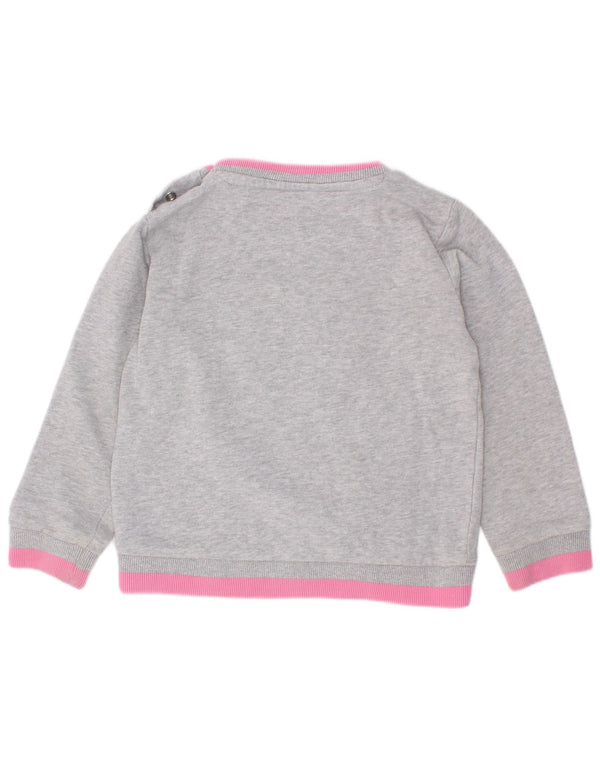Felpa con grafica Guess per bambina, 18-24 mesi, colore grigio color block