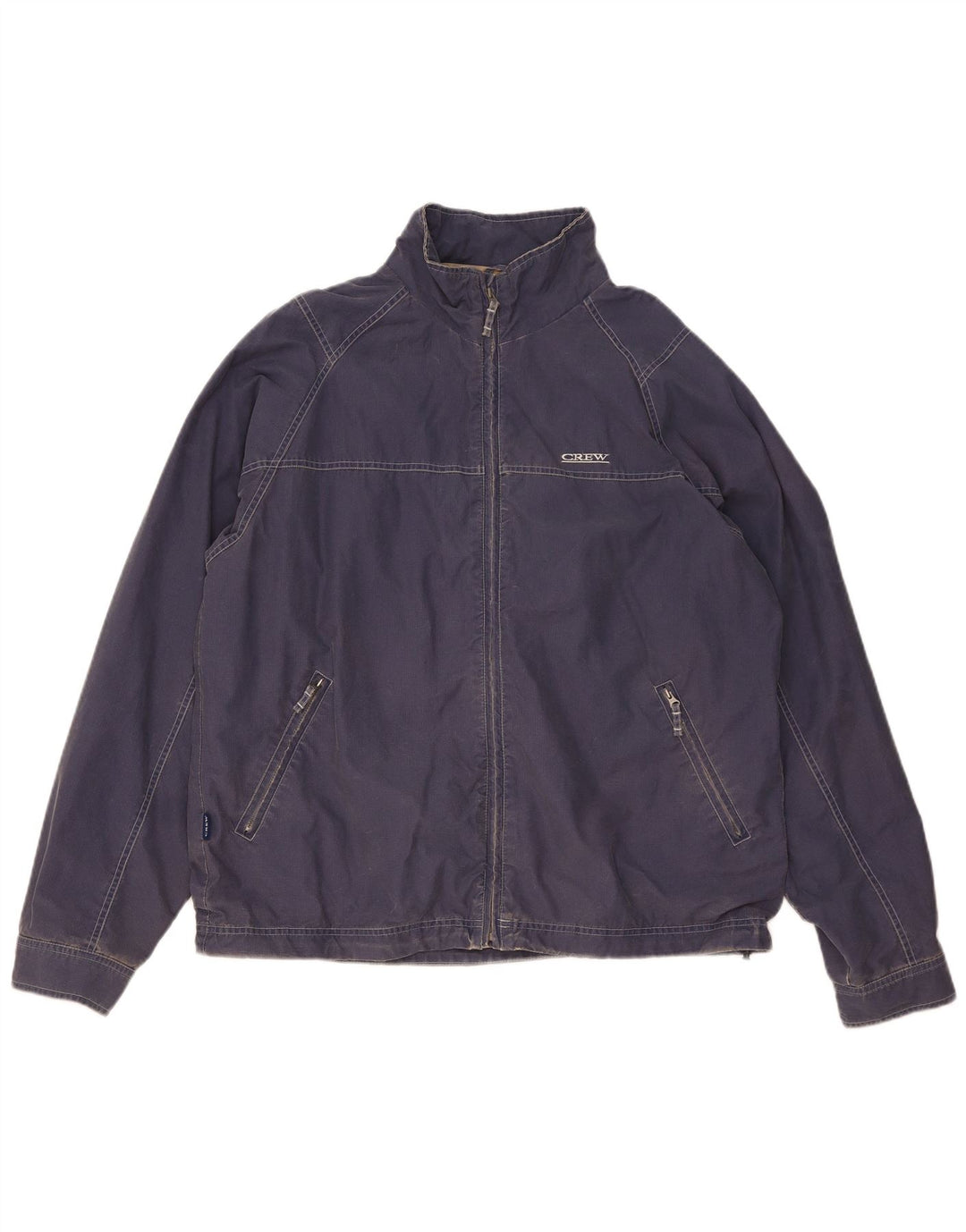 Crew Clothing Giacca bomber da uomo UK 38 Cotone blu medio