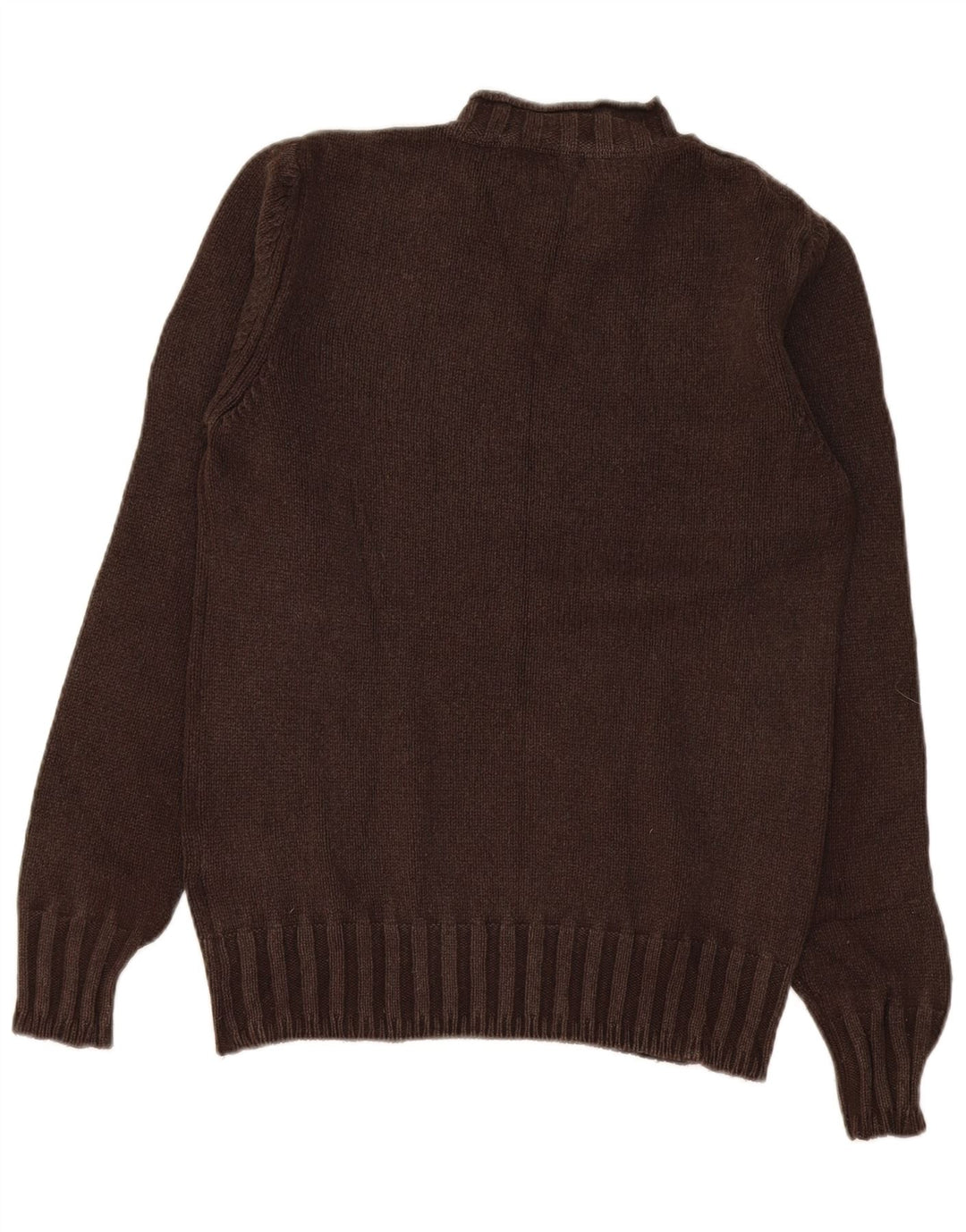 Murphy & Nye Maglione da uomo con collo alto in lana marrone medio