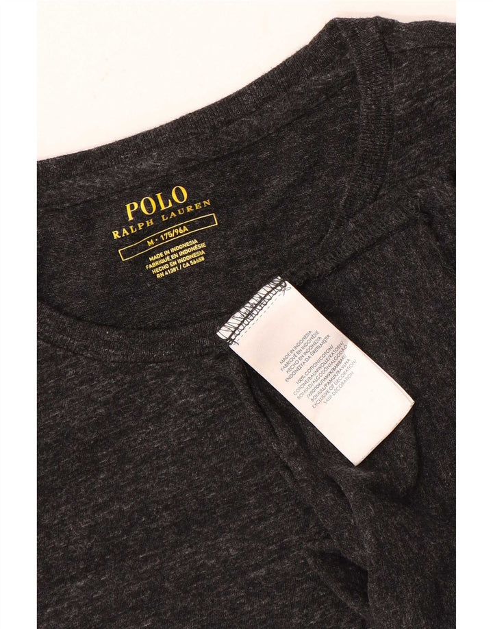 T-shirt da uomo Polo Ralph Lauren Top in cotone grigio medio