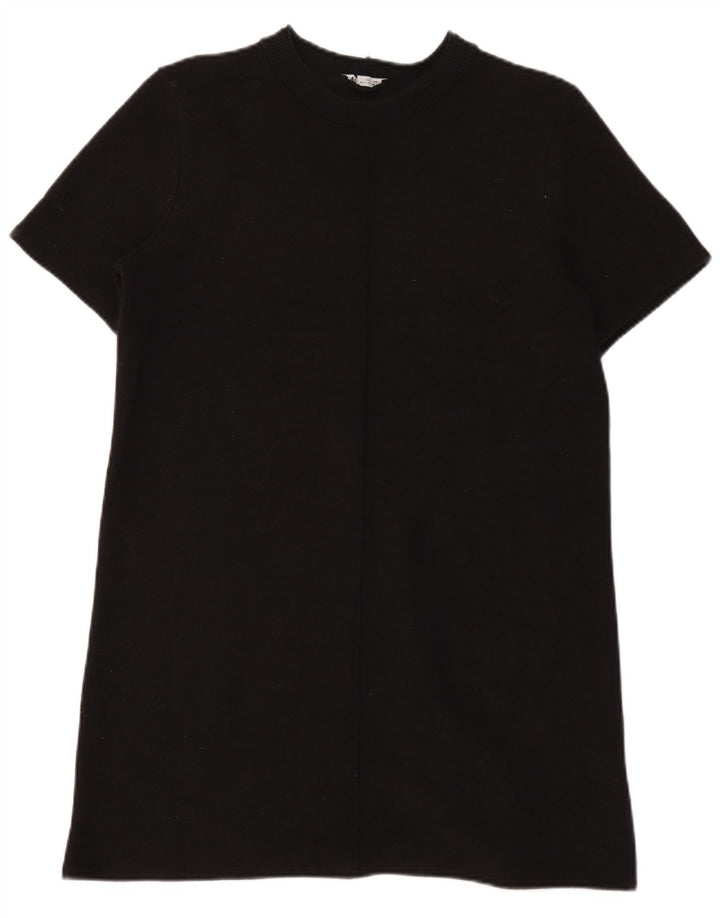 Abito a trapezio da donna Zara UK 16 grande poliestere nero