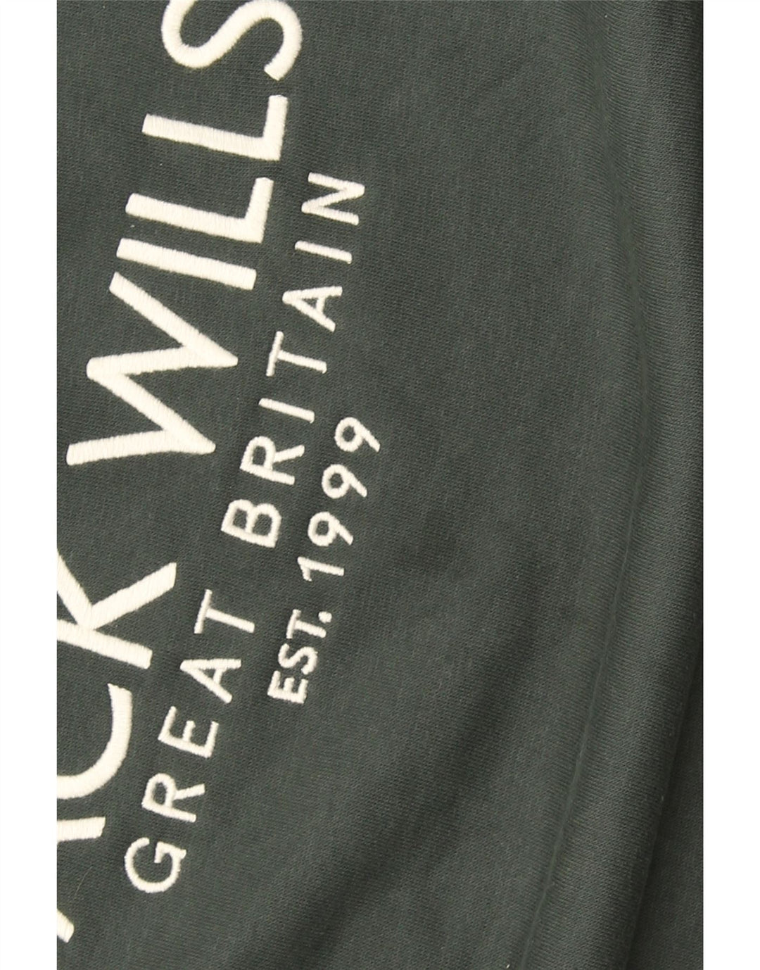 Felpa grafica da uomo Jack Wills, maglione XL, cotone kaki