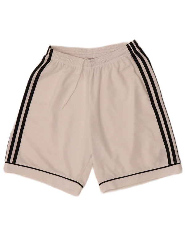Pantaloncini sportivi da uomo Adidas XS W26 L7 poliestere bianco