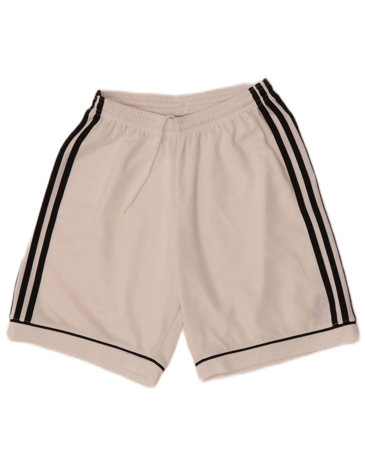 Pantaloncini sportivi da uomo Adidas XS W26 L7 poliestere bianco