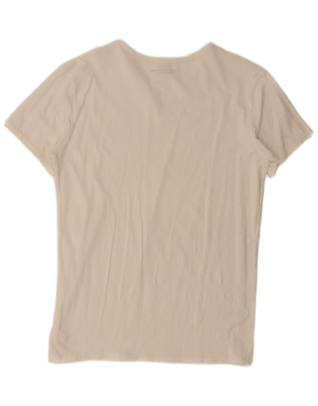T-shirt da uomo Tommy Hilfiger Top grande in cotone bianco