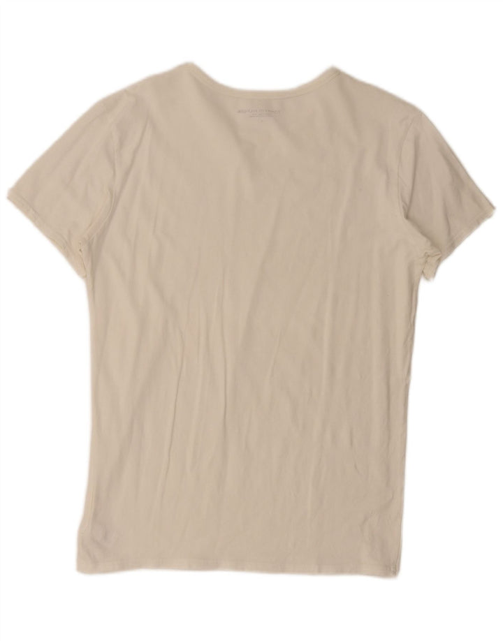 T-shirt da uomo Tommy Hilfiger Top grande in cotone bianco