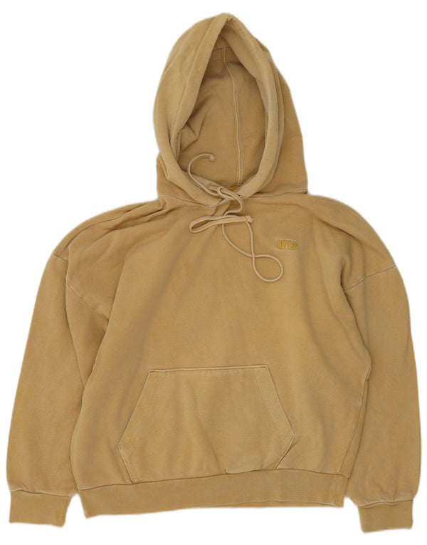 Maglione oversize con cappuccio da donna Levi's UK 10 piccolo cotone beige