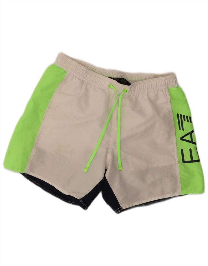 Pantaloncini da bagno da uomo Emporio Armani EU 48 Medium multicolore Colourblock