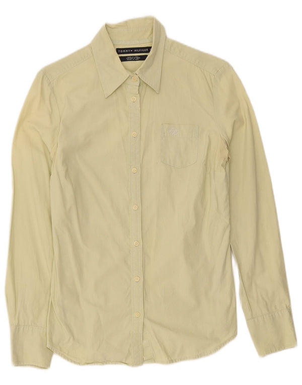 Camicia da donna Tommy Hilfiger UK 10 piccola gialla