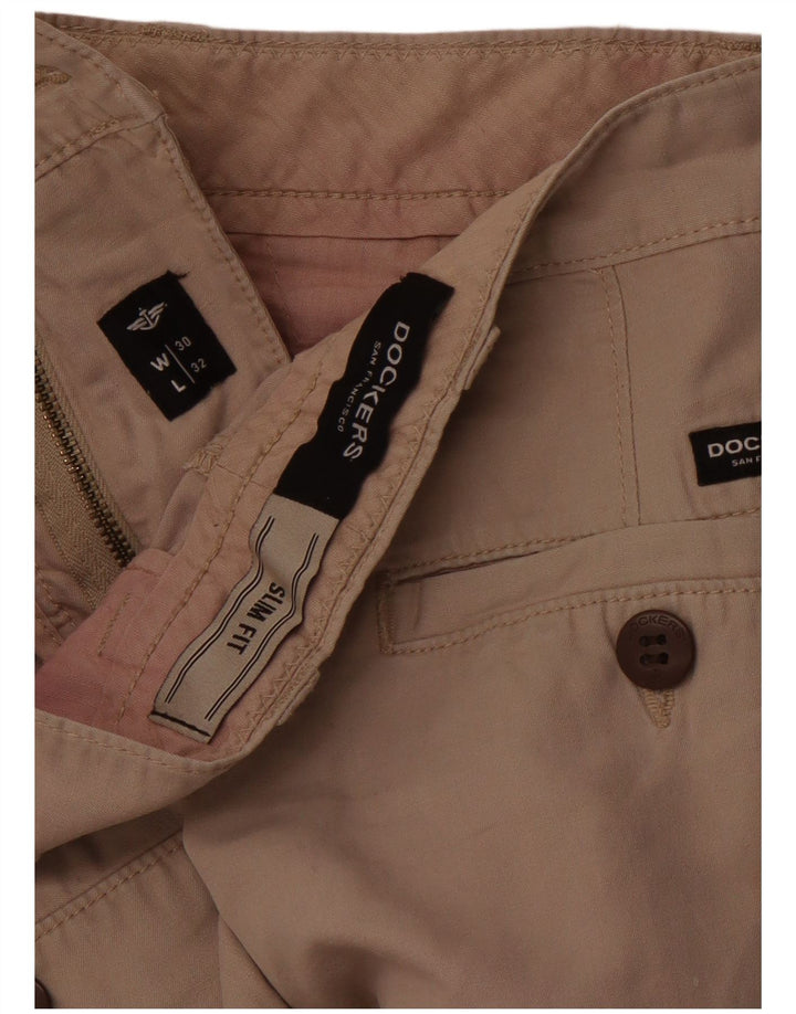 DOCKERS Pantaloni chino slim fit da donna W30 L28 Beige