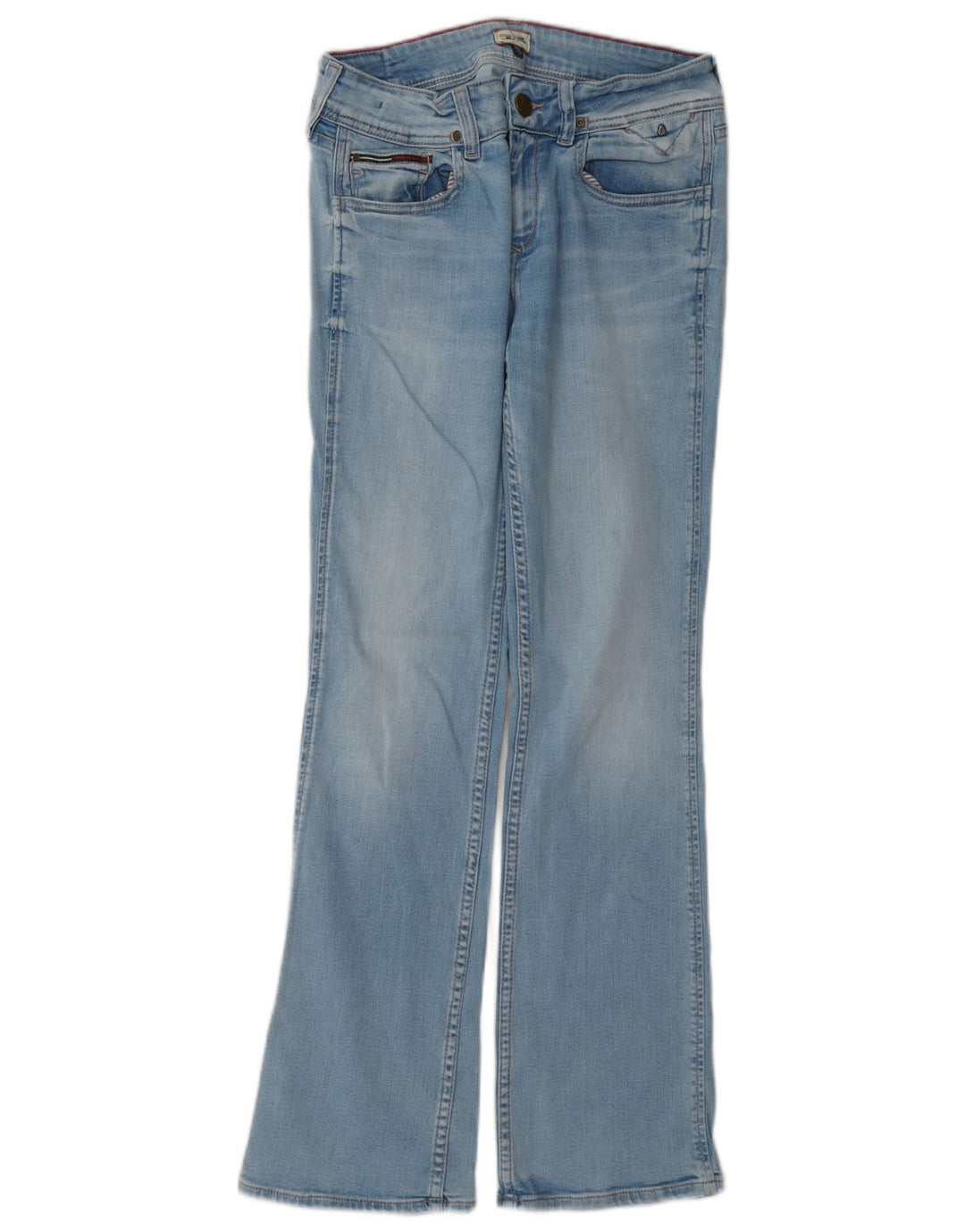Jeans bootcut da donna Tommy Hilfiger W29 L32 cotone blu