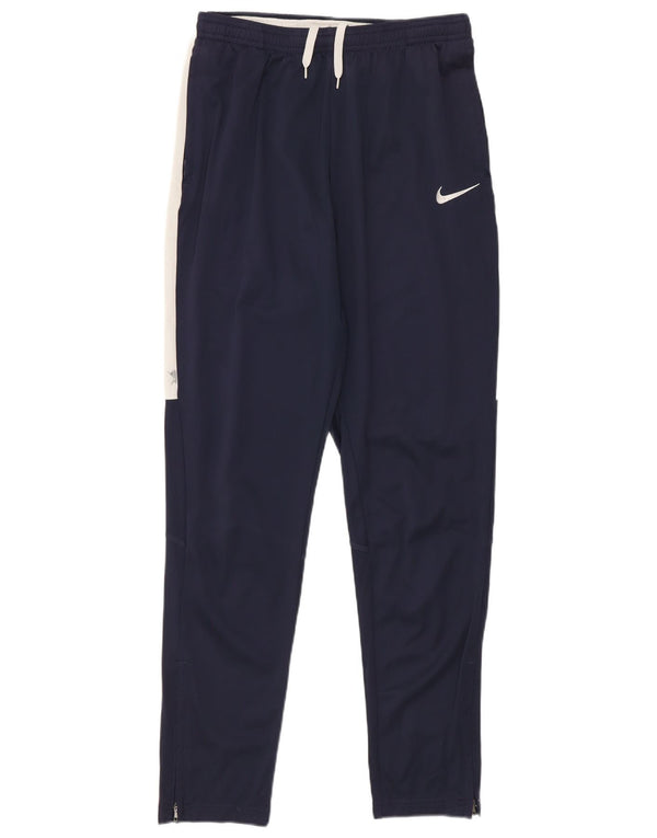 Pantaloni della tuta da ragazzo Nike Dri Fit 13-14 anni XL Blu navy Colourblock
