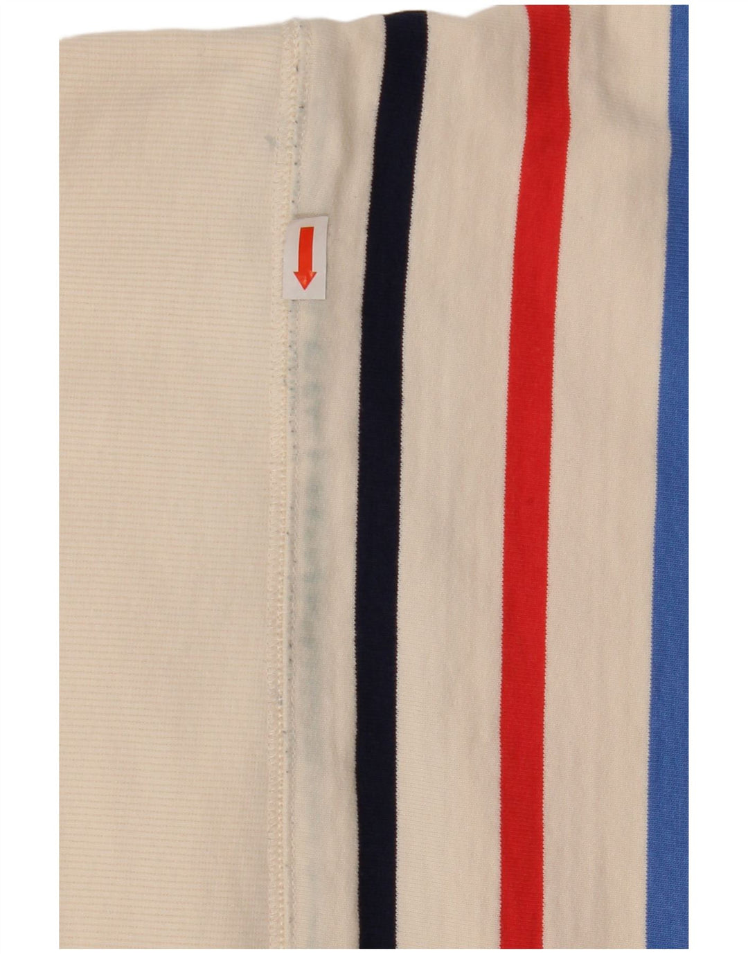 Joules Felpa oversize da donna Maglione UK 8 Piccolo cotone a righe bianche