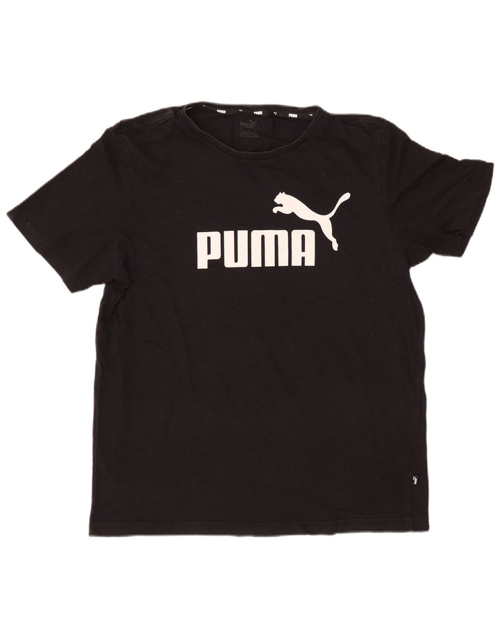 T-shirt grafica PUMA da uomo grande nera