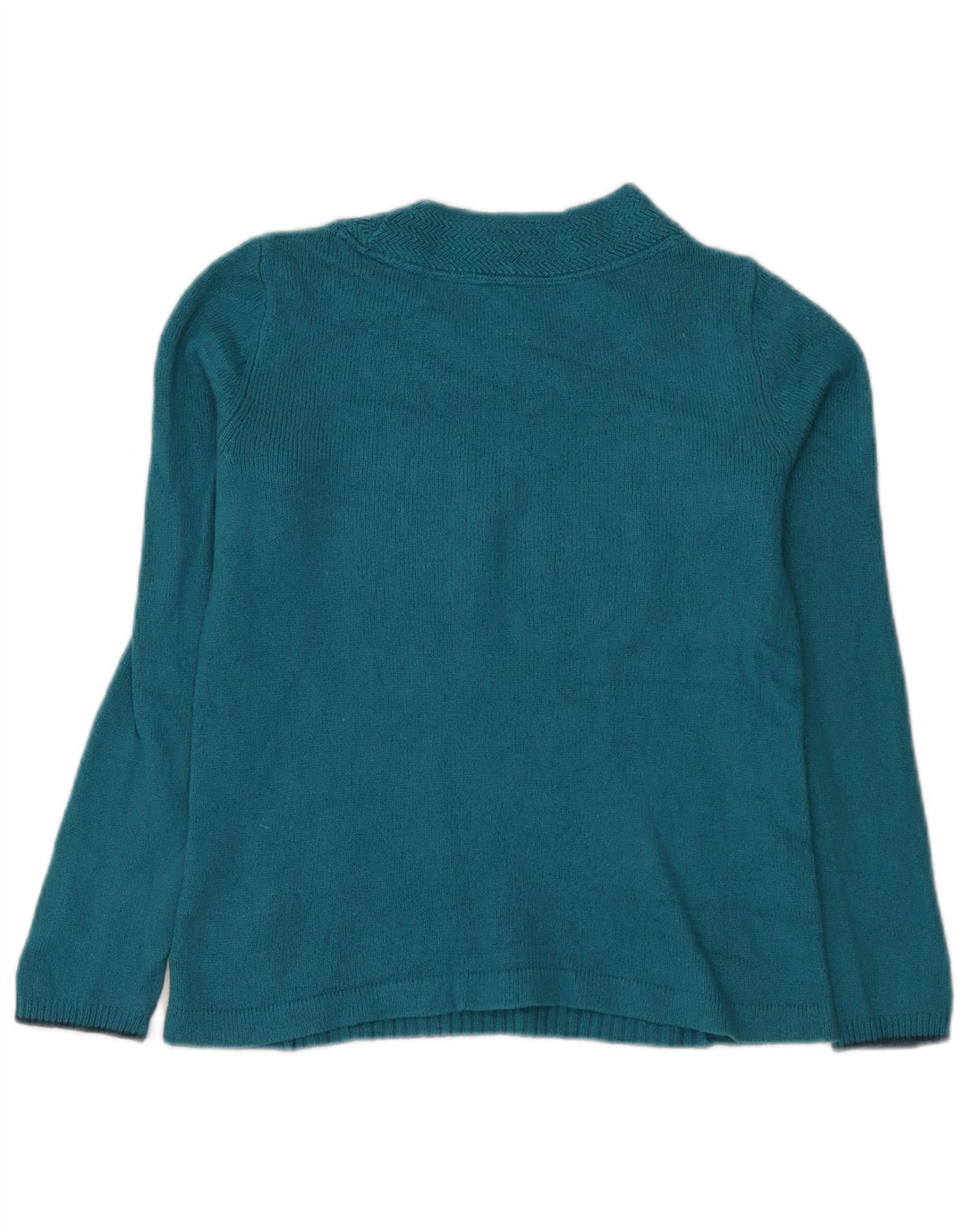 Maglione maglione girocollo da donna White Stuff UK 12 Viscosa blu medio