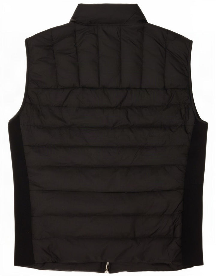 Gilet imbottito da donna Zara UK 12 medio nero poliestere