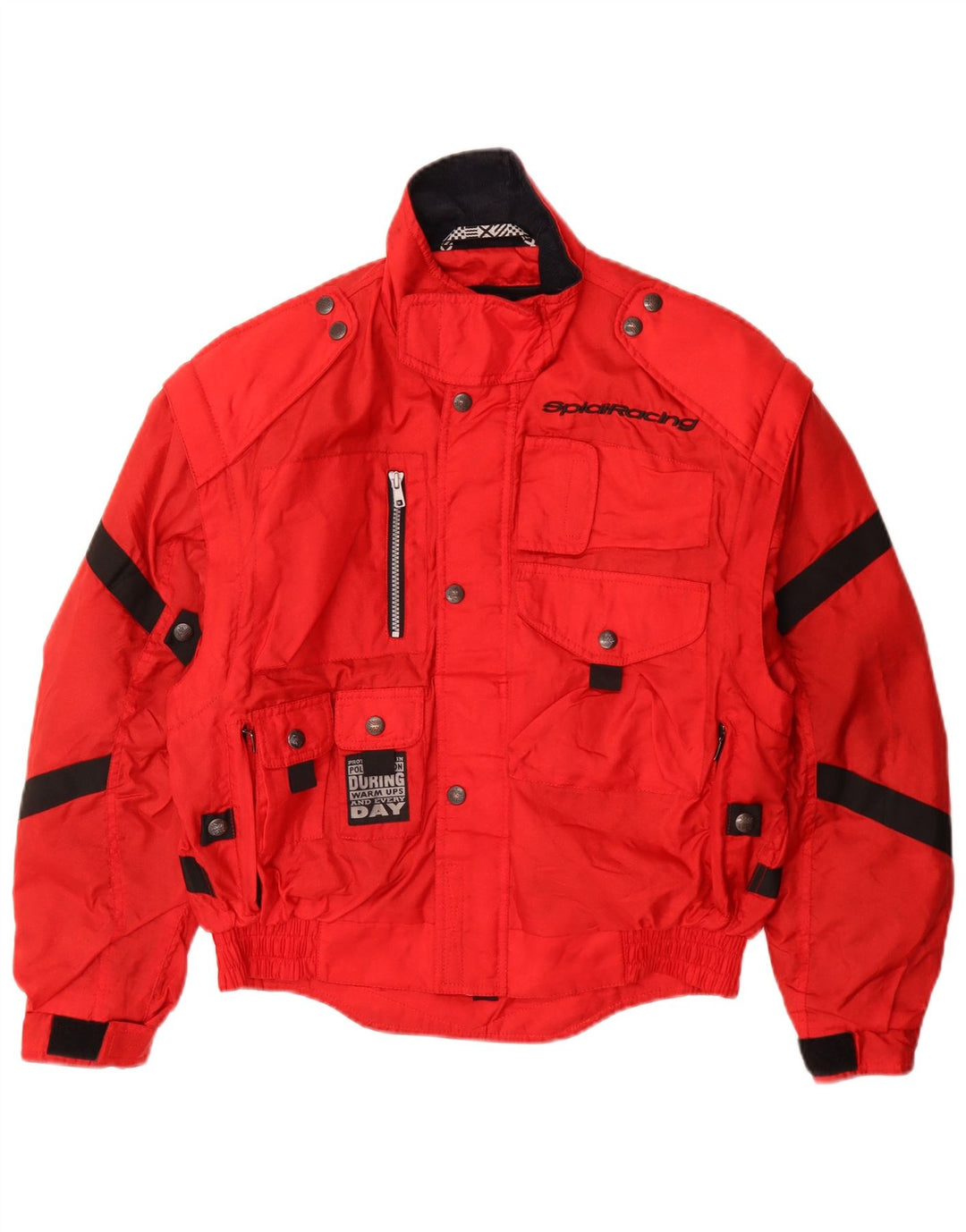 Giacca da corsa Spidi Motorstyle da uomo UK 36 Small Red Colourblock in poliammide