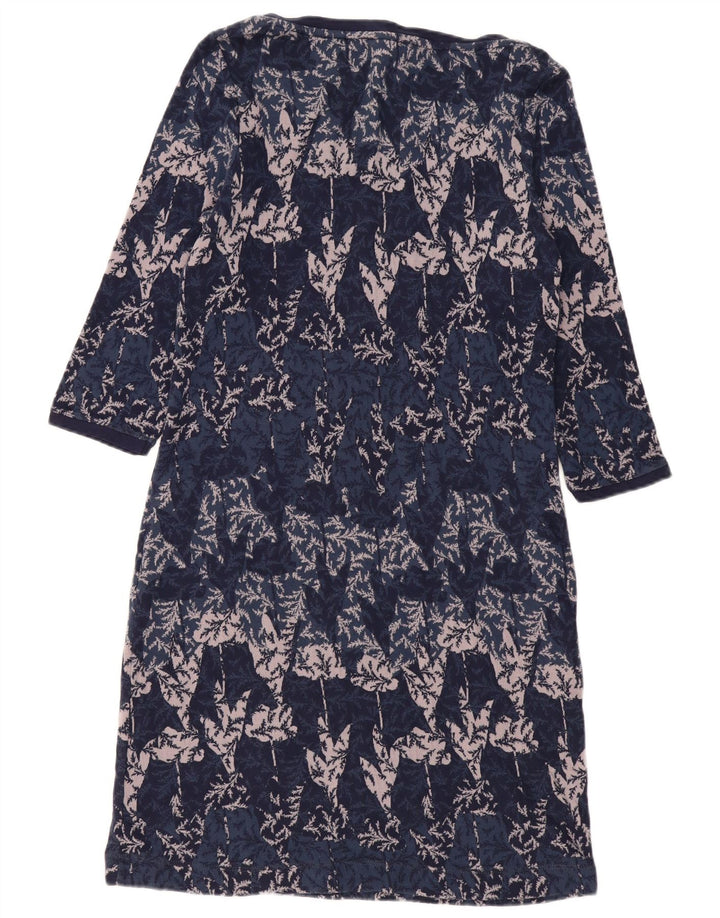 Abito basic da donna con maniche a 3/4 di White Stuff UK 14 Medio blu navy floreale