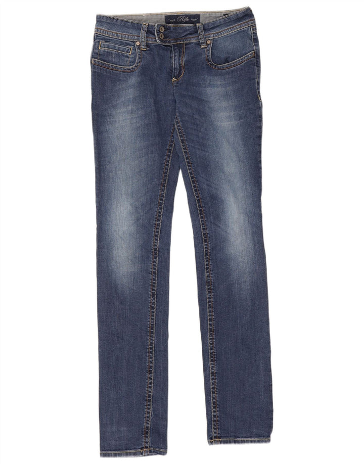Jeans slim da donna Rifle W29 L33 cotone blu