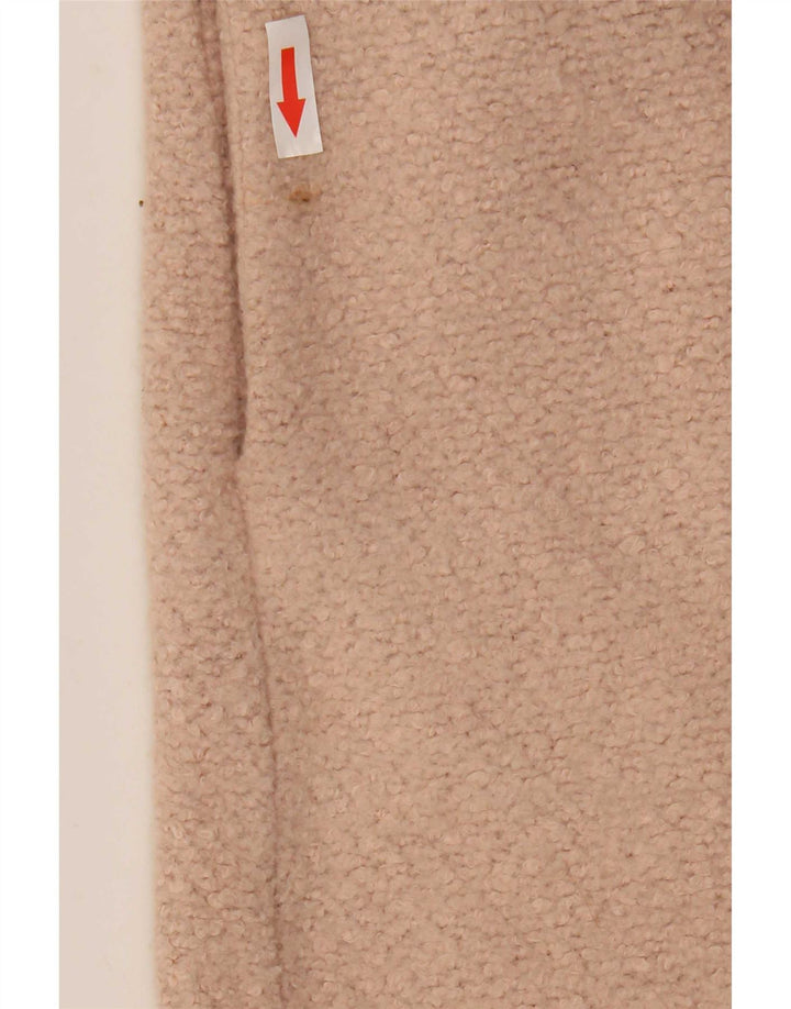Cappotto aperto da donna Marks & Spencer UK 14 grande poliestere rosa