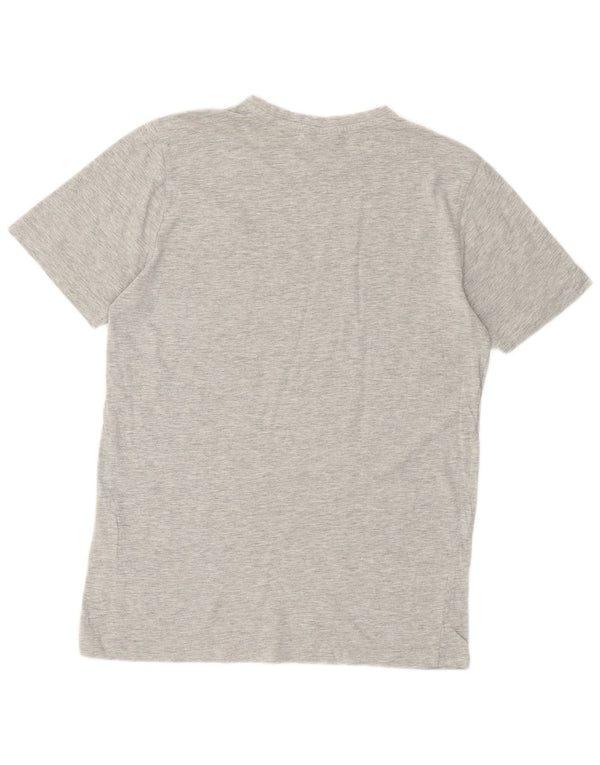 T-shirt uomo Kappa Top Small in cotone mélange grigio