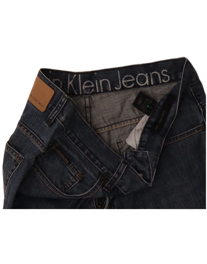 CALVIN KLEIN Jeans dritti da uomo W32 L28 Cotone blu