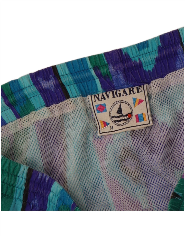 Pantaloncini Mare Uomo Navigare Medio Cotone Ikat Multicolore